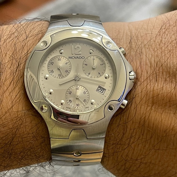 Movado Sport Edition Quartz 84.C5.1892 Chronograph 42mm Men’s Swiss Made